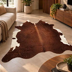 Tapete de couro HereFord 2,20x2,40- Nobre couros