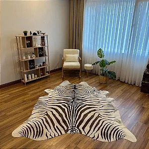 Tapete e couro Zebra Serigrafado 2,05x2,35