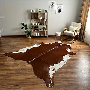 Tapete de couro Bovino Hereford G 2,50x2,05- Nobre couros