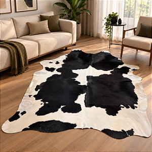 Tapete de couro Bovino Holandesa 2,00x2,30- Nobre couros