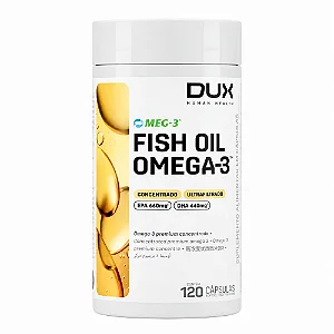 Ômega-3 Fish Oil (120 Softgels) - Dux Human Health