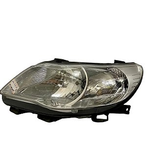 Farol Esquerdo Original Vw Gol G5 Foco Simples Cromado