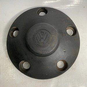 Calota Fusca Kombi 5 Furos Alfa Preta Original Preto