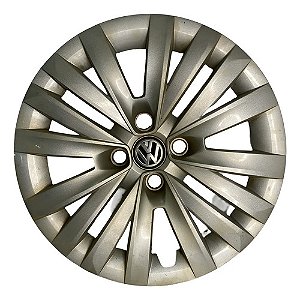 Calota Aro 15 Original Vw Gol Voyage G6 G7 Up 4 Furos Prateado