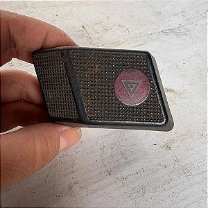 Botão Pisca Alerta Gol Saveiro Parati Voyage Quadrado 88/95 Preto