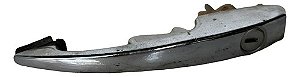 Maçaneta Externa Porta Esquerda Fusca 79 Original Prateado Dianteira