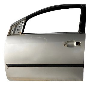 Porta Dianteira Esquerda Ford Fiesta 2003/2012 Original Dianteira Motorista Prateado
