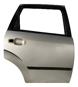 Porta Traseira Direita Ford Fiesta 2003/2012 Original Traseira Passageiro Prateado