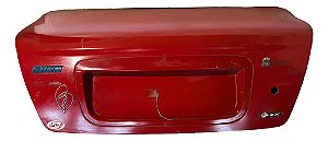 Tampa Traseira Porta Malas Fiat Siena Fire G2 01/05 Vermelha Vermelho
