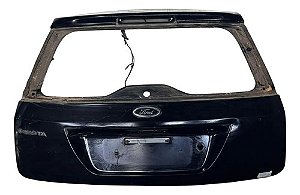 Tampa Traseira Porta Malas Fiesta Hatch 2004/2012 Detalhes Preto