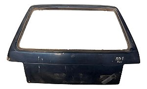 Tampa Traseira Porta Malas Fiat Uno 86-2002 Com Detalhes Azul