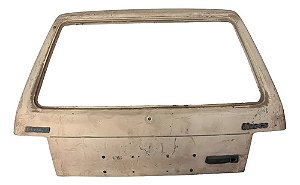 Tampa Traseira Fiat Uno 86/2002 Detalhes Folga Dobradiça Bege