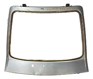Tampa Traseira Porta Malas Ford Escort Quadrado 87/95 Prateado