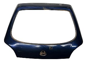 Tampa Traseira Porta Malas Fiesta Hatch 96/02 Furo Aerofólio Azul
