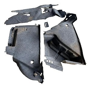 Kit Carpete Forro Porta Malas Golf 1999/2013 Cinza-escuro