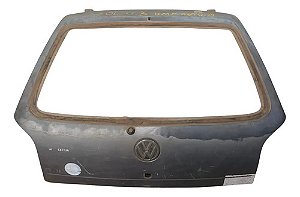Tampa Traseira Gol G3 99/2005 Furo Cilindro Filé Azul