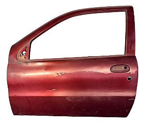 Porta Esquerda Motorista Fiat Palio 2p Strada 96/2005 Dianteira Esquerdo - Motorista Vinho
