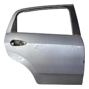 Porta Traseira Direita Fiat Punto 2008/2017 Bom Estado Traseira Direito - Passageiro Prateado