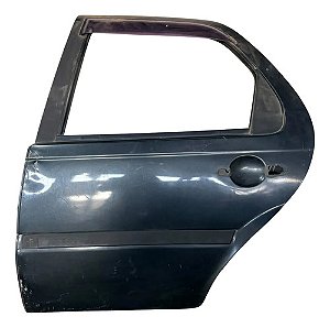 Porta Traseira Le Siena Palio Polícia G4 2008/2014 Detalhes Traseira Motorista Cinza