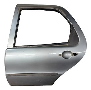 Porta Traseira Esquerda Siena Palio 2007/2015 G3 Filé Traseira Motorista Cinza