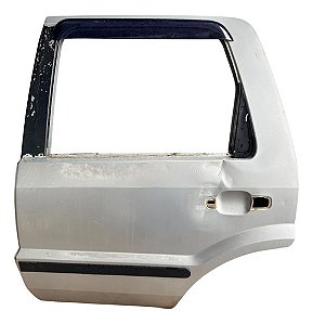Porta Traseira Esquerda Ford Ecosport 2003/2010 Detalhe Esquerdo Motorista Cinza