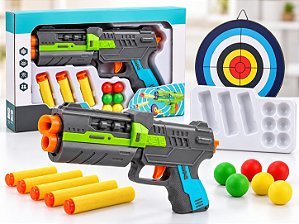 Brinquedo Lançador X-Shoot +3 Anos com 3 Dardos Ventosa e 6 Bolinhas | Brinquedo Divertido com INMETRO