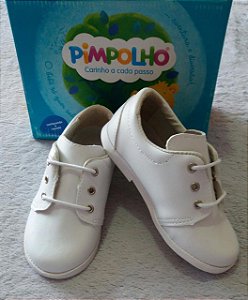 sapato branco menino