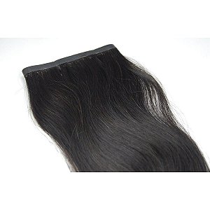 Mega Hair Fita Adesiva Castanho 60cm 2 Telas 28cm Cada