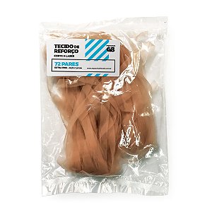 Tecido Reforço Para Fabricaçao Mega Hair Fita Adesiva Corte Laser 72 Pares