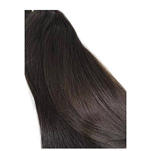 Cabelo Castanho Liso Vietnamita 100% Humano TELA 60CM 30GR
