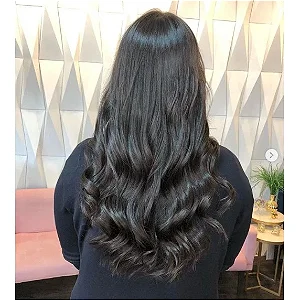 Cabelo Castanho Liso Vietnamita 100% Humano TELA 70CM 30GR