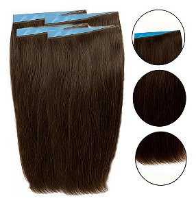Kit Mega Hair Cabelo Humano Vietnamita 60cm 150 Gramas