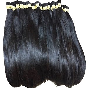 Cabelo Humano Liso Natural 70/75cm 500 Gramas