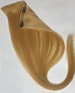 Mega Hair Tic Tac Cabelo Humano Loiro 50cm -100gr