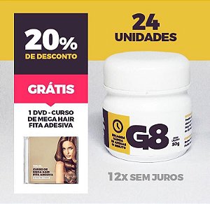 COLA TERMOATIVADA G8 50gr FABRICAÇÕA DE MEGA HAIR ATACADO - 24 unidades