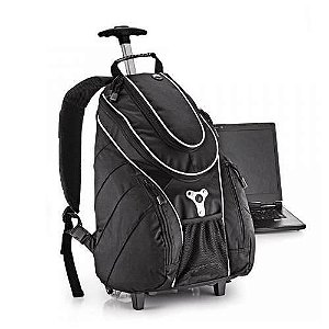MOCHILA PRETA PARA EM POLYESTER