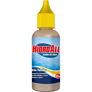 HIDROALL REAGENTE CLORO - KIT ORTO -TOLIDINA 23 ML