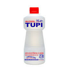 ALCOOL LIQUIDO TUPI 92,8 INPM 500 ML