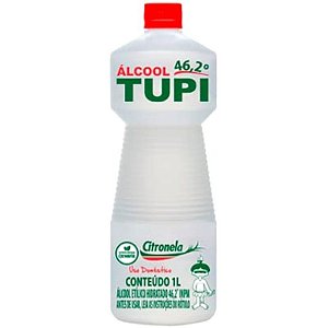 ALCOOL LIQUIDO TUPI 46,2 INPM 1000 ML CITRONELA