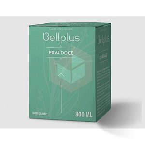 BELL PLUS SABONETE LIQUIDO REFIL ERVA DOCE 800 ML