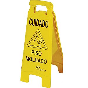 BRALIMPIA PLACA SINALIZADORA PISO MOLHADO