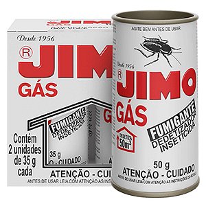 JIMO GAS FUMIGANTE ESTOJO COM 02 X 35 GRAMAS