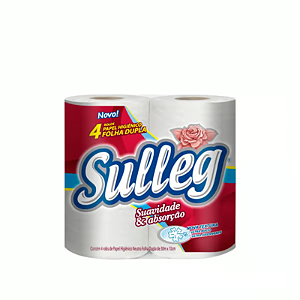SULLEG PAPEL HIGIENICO FOLHA DUPLA 04X30 METROS