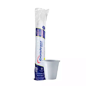 COPO DESCARATAVEL PP CRISTALCOPO 200 ML TRANSPARENTE COM 100 UNIDADES