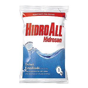 HIDROALL PISCINAS CLORO GRANULADO HIDROSAN PLUS 01 KG