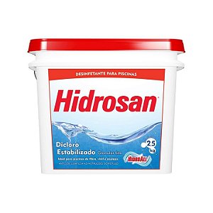 HIDROALL CLORO GRANULADO HIDROSAN PLUS 2,5 KG