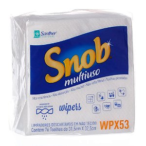SANTHER WIPER SNOB INTERFOLHA 50G/M2 76 FOLHAS - 31,5 X 32,5 CM