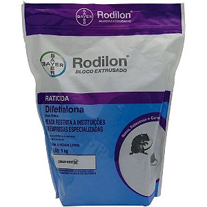 RATICIDA RODILON BLOCO EXTRUSADO BAYER