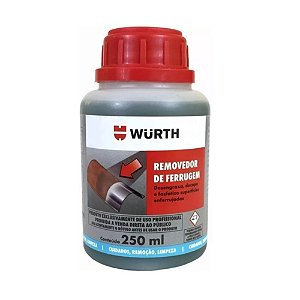 REMOVEDOR DE FERRUGEM WURTH 250 ML