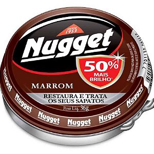 PASTA PARA CALÇADOS NUGGET MARROM 36 GRAMAS